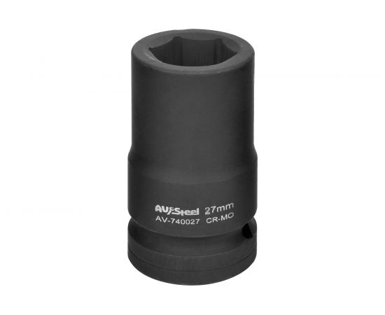 Головка ударная шестигранная (27 мм; 1DR) AV Steel AV-740027 – изображение 2