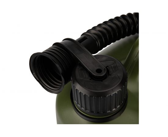 Канистра пластиковая усиленная 5 л для бензина и ГСМ зеленая сертифицирована REXANT 80-0204 – изображение 3