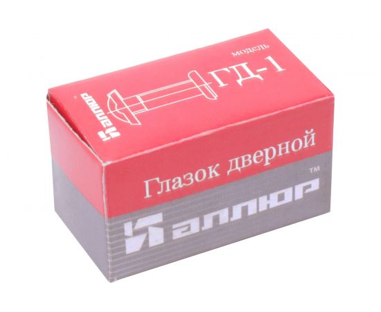 Дверной глазок Аллюр ГД-1 БШт 25-42 мм, d=14 мм, золото 1505 – изображение 3