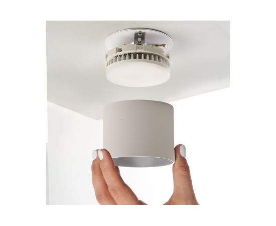 Потолочный светильник FERON HL359 12W, 230V, GX53, белый, 41990 – изображение 3