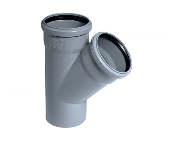 Тройник двухраструбный (67°) HTEA 40/40 Ostendorf 111300 – изображение 3