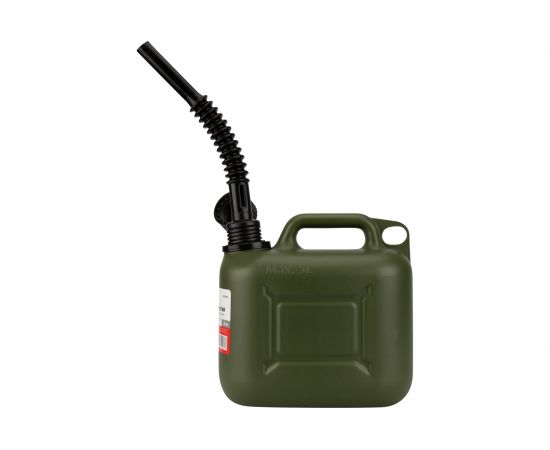 Канистра пластиковая усиленная 5 л для бензина и ГСМ зеленая сертифицирована REXANT 80-0204 – изображение 4