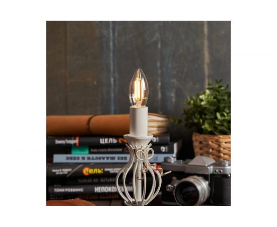 Филаментная лампа REXANT Свеча CN35 7.5 Вт 2700K E14 604-083 – изображение 4