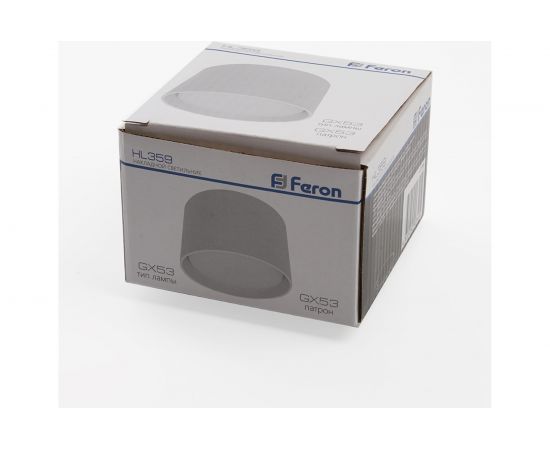 Потолочный светильник FERON HL359 12W, 230V, GX53, белый, 41990 – изображение 4