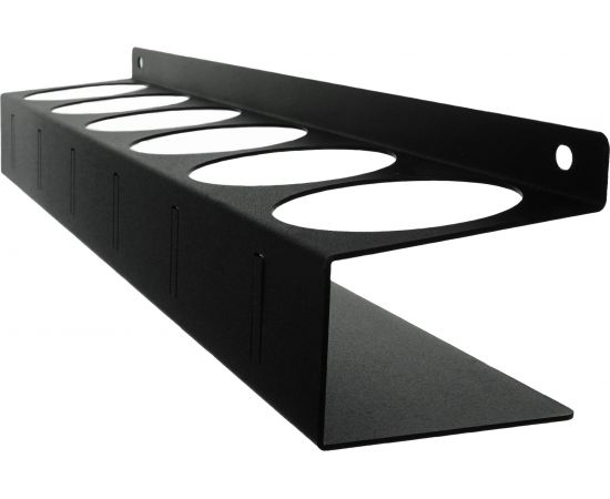 Настенный держатель-органайзер для баллончиков EMBODIMENT с крючками, черный EMB-WOP-L-B – изображение 5