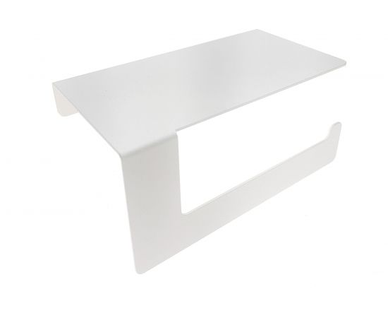 Держатель для туалетной бумаги EMBODIMENT с полкой хранения, белый EMB-TP-W – изображение 5