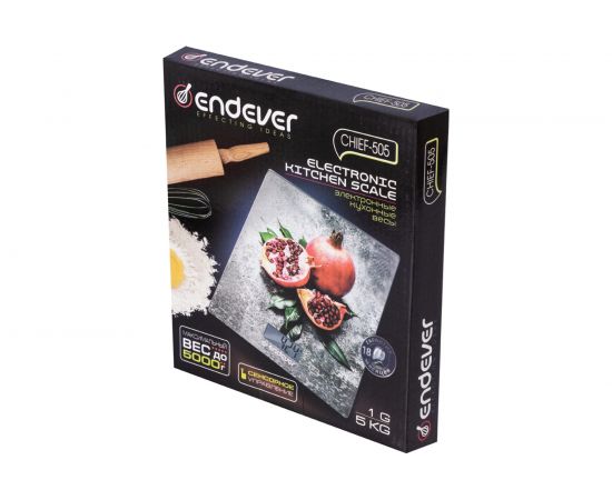 Кухонные весы Endever Chief-505 80901 – изображение 10