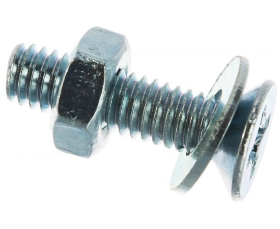 Винт ЗУБР DIN965 в комплекте с гайкой DIN934 M4 x 16 мм, 30 шт, 303456-04-016 