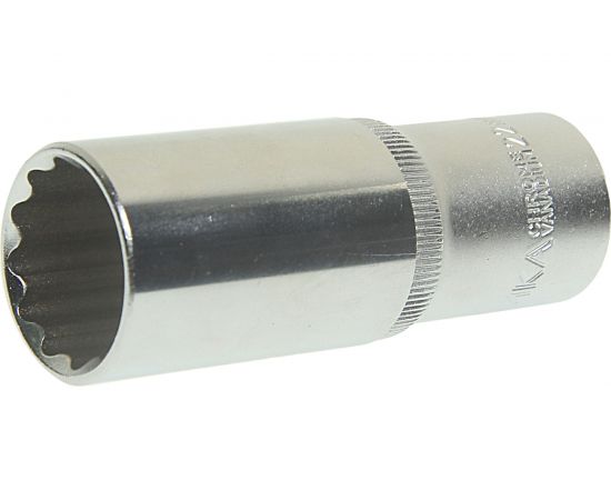 Головка торцевая 12-гранная глубокая (22 мм; 80 мм; 1/2"") ЭВРИКА ER-91515-12 
