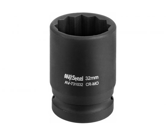 Головка ударная двенадцатигранная (32 мм; 3/4""DR) AV Steel AV-731032 