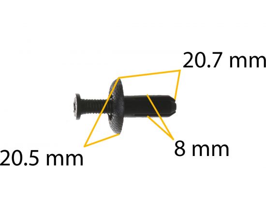 Автокрепеж Acura/Honda/Hyundai/Kia/Lexus/Mitsubishi/Toyota 10 шт 90505SL0003, 94852368 КрепАвто 0150 – изображение 2