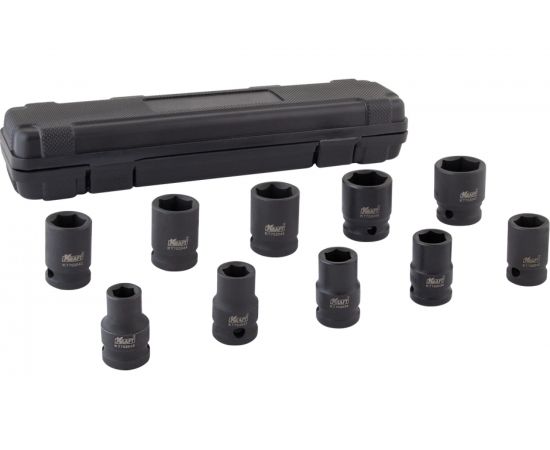 Набор ударных головок (10 шт; 10-24 мм; 1/2) KRAFT KT 702033 – изображение 2
