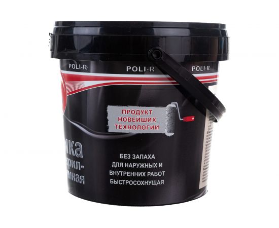Акрил-битумная мастика Poli-R 1 кг 15731 – изображение 4
