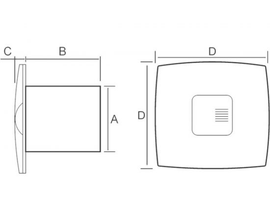Вентилятор MTG A100M-H с гигротаймером и клапаном 32848 – изображение 5