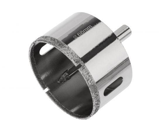 Коронка алмазная 68 мм по керамограниту с центровочным сверлом KRANZ KR-92-0018 