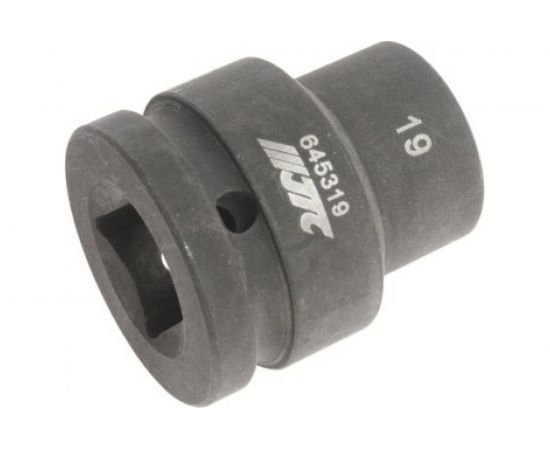 Головка торцевая 3/4” 19 12-ти гранная ударная L=51мм JTC 645319 – изображение 2