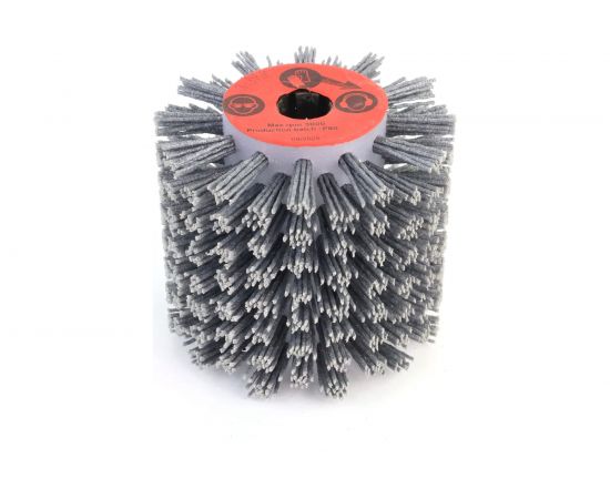 Щетка (110х100х19 мм; +4 паза; P80; полимерный ворс) ОСБОРН 3-384 FEL110100P80PGR – изображение 2