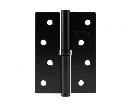 Петля НОРА-М 750-4"" черная, правая, 100x75x2.5 18484 – изображение 2