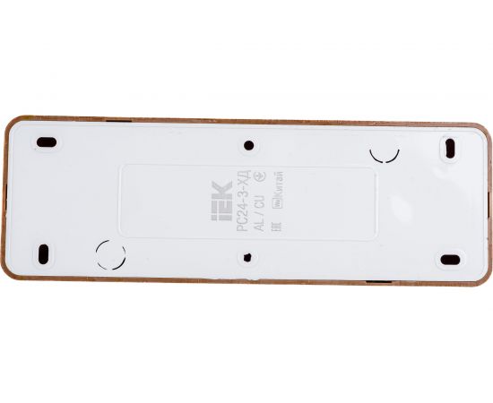 4-ая розетка IEK РС24-3-ХД с з/к о/у 16А GLORY дуб ERH41-K24-16 – изображение 2