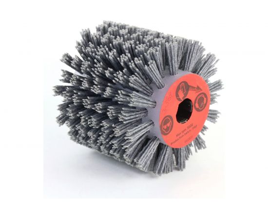 Щетка (110х100х19 мм; +4 паза; P80; полимерный ворс) ОСБОРН 3-384 FEL110100P80PGR – изображение 3