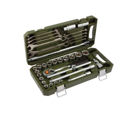 Набор головок 1/2 дюйма с комбинированными ключами, 35 предметов Дело техники 620735 