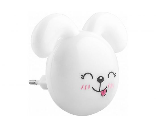 Светильник-ночник FERON зайчик 4LED 0,5W 220V белый , FN1167 23348 