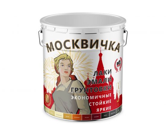 Эмаль Москвичка ПФ-115 (желтая; 25 кг) 4620105770170 