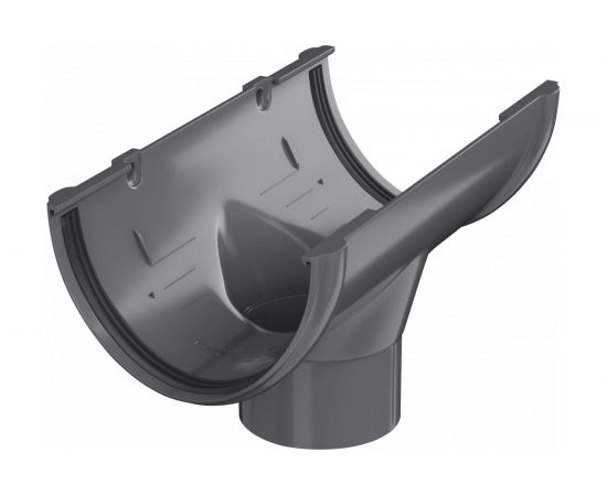 Воронка желоба Технониколь (ПВХ; серый; 1 шт) TN425651 