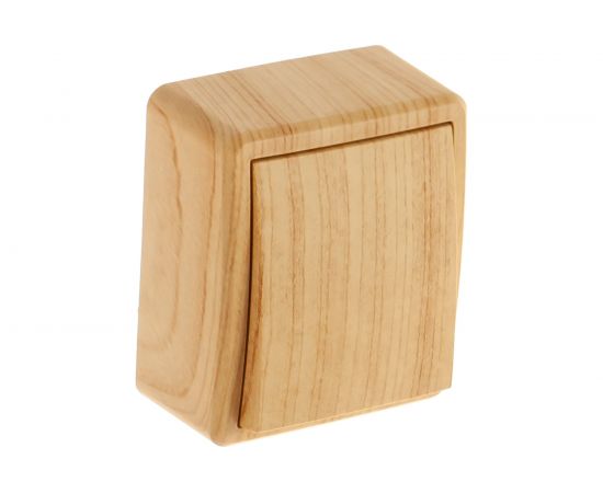 Выключатель ЭРА 11-1201-11 10АХ-250В, IP20, ОУ, Эксперт, сосна Б0020656 – изображение 2