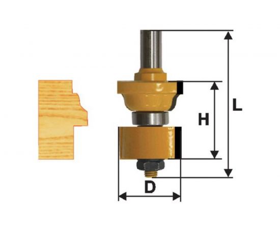 Фреза комбинированная универсальная (35 x 46 мм; 12 мм) Энкор 10616 – изображение 2