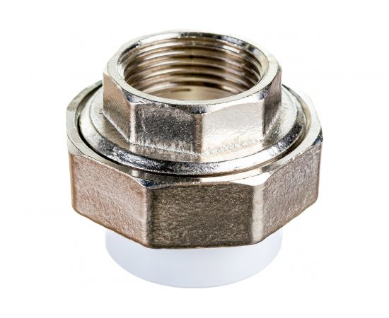 Разъемная муфта с внутренней резьбой Политэк ПП 25х3/4 9801002534 – изображение 2