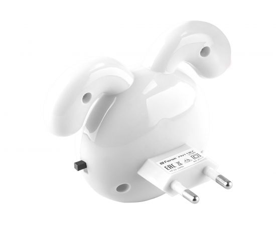 Светильник-ночник FERON зайчик 4LED 0,5W 220V белый , FN1167 23348 – изображение 2