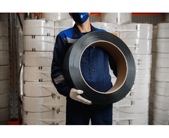 Лента ВОЛГА ПОЛИМЕР ПЭТ 12x0.6 мм, 2450 м Т1027 – изображение 3