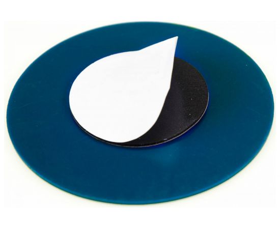 Комплект круглых табличек GRM Туалет К121 и К122, 2 шт., диаметр 83 мм х 1.5 мм 218000331 – изображение 3