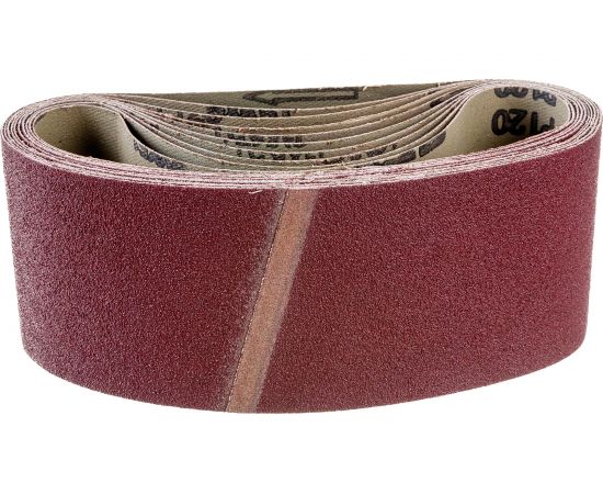 Шлифовальные ленты ЛБ 75х457 мм, А120, 14А, 10 шт. Tsunami D76107545714120 – изображение 3