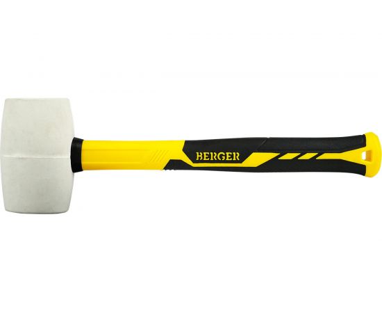 Киянка Berger BG 450 г. белая, фиберглассовая рукоятка BG1526 – изображение 3