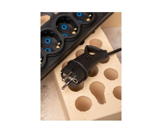 Угловая каучуковая вилка EKF с кольцом 230В 2P+PE 16A IP44 RPS-017-16-230-44 – изображение 8