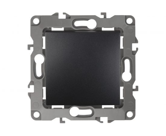 Выключатель ЭРА 12-1101-05 10АХ-250В, IP20, антрацит Б0014625 