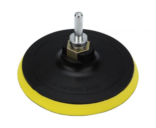 Насадка с липучкой для дрели и УШМ мягкая 125 мм, 10 мм, с адаптером KRANZ KR-91-1180 