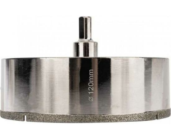 Коронка алмазная 120 мм по керамограниту с центровочным сверлом KRANZ KR-92-0023 