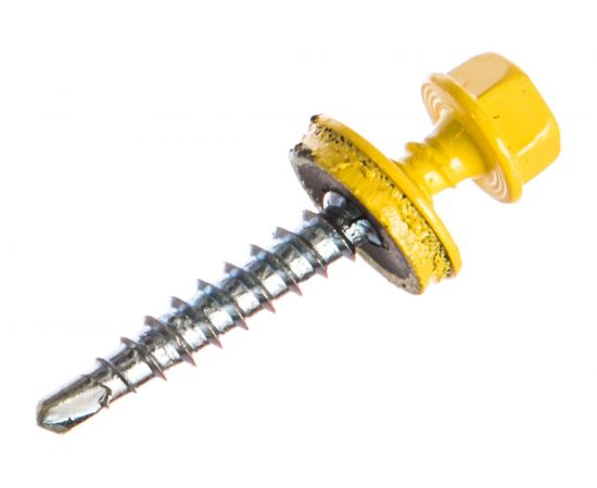 Кровельный саморез Kenner 4,8х35 RAL1018 жёлтый 250шт ск351018ф 