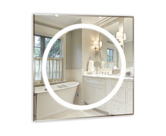 Зеркало mixline Меридиан 700х700 светодиодная подсветка 529386 