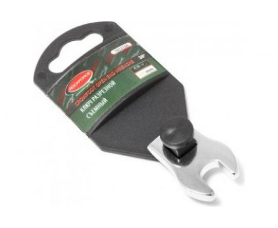 Рожковый съемный ключ 15мм, на пластиковом держателе ROCKFORCE RF-751315A 