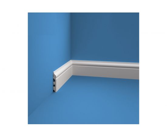 Плинтус AGIS Экополимер (80x13 мм; 2000 мм) EP003 