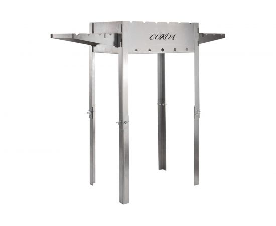 Разборный мангал СОКОЛ высокий 44.5х29.5х15.5 см, 2 мм, высота 85 см, с подставкой 62-0036 