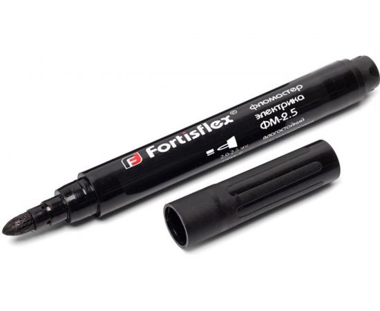Маркировочный фломастер электрика FORTISFLEX ФМ-2,5 черный 83404 