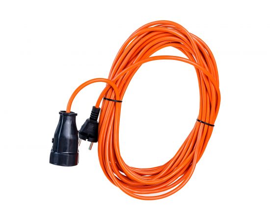 Силовой удлинитель шнур Glanzen штепсельное гнездо ПВС 2х1 10м ар��. ES-10-002 00-00006697 