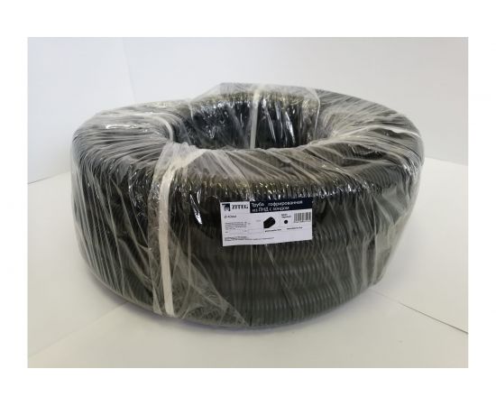 Гибкая гофрированная труба ZITEG, ПНД, d63 мм цвет черный, с протяжкой, 25м. 7930108870249 – изображение 2