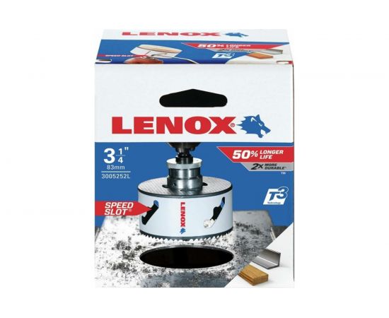 Коронка биметаллическая T2 52L 1/BX 83 мм, 3 1/4"" Lenox 3005252L – изображение 2
