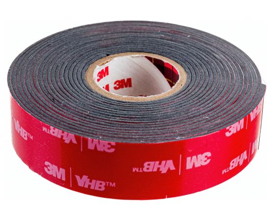 Монтажная универсальная лента 3M VHB, сверхсильная, черная, 19 мм х 3 м 4687202280858 – изображение 3